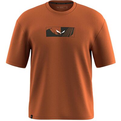 Salewa, Herren, Funktionsshirt, Eagle Hybrid Loose T-Shirt (48, M), Beige, Braun, 48, M Salewa, Herren, Funktionsshirt, Eagle Hybrid Loose T-Shirt (48, M), Beige, Braun, 48, M