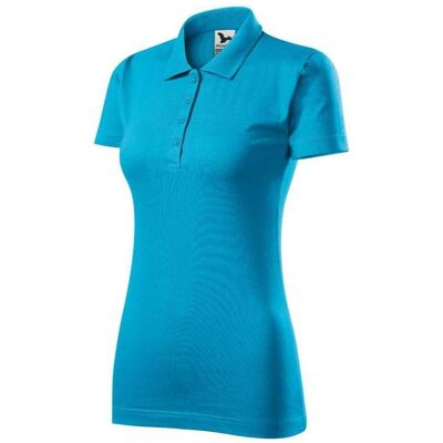 Malfini, Damen, Funktionsshirt, Single J. W Polo Shirt MLI-22344 (S), Türkis, S Malfini, Damen, Funktionsshirt, Single J. W Polo Shirt MLI-22344 (S), Türkis, S