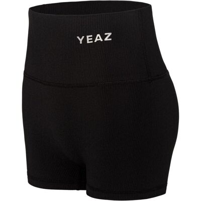 YEAZ Hochtaillierte Schwarze Shorts - Sport & Alltag YEAZ Hochtaillierte Schwarze Shorts - Sport & Alltag