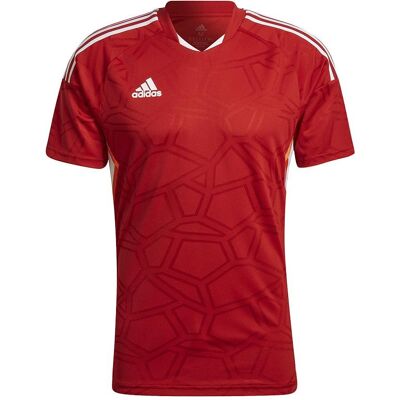Adidas Herren, Sportshirt, Condivo 22 Match Day Trikot Herren (S), Weiss, Rot, S Adidas Herren, Sportshirt, Condivo 22 Match Day Trikot Herren (S), Weiss, Rot, S