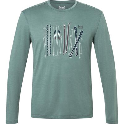 Super Natural, Herren, Funktionsshirt, Fourski (L), Grün, L Super Natural, Herren, Funktionsshirt, Fourski (L), Grün, L