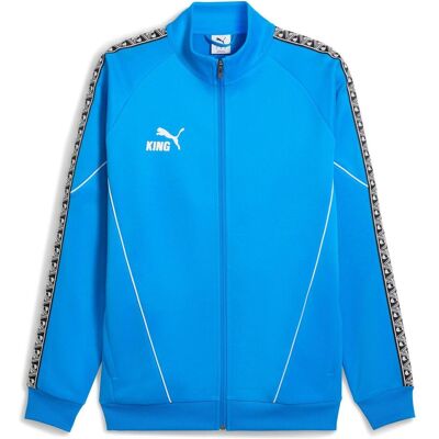 Puma Herren, Trainingsjacken, teamKING Anthem Jacket (M), Weiss, Blau, M Puma Herren, Trainingsjacken, teamKING Anthem Jacket (M), Weiss, Blau, M