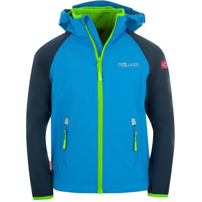 Trollkids, Unisex, Outdoorjacken, Rondane XT (140), Blau, 140 Trollkids, Unisex, Outdoorjacken, Rondane XT (140), Blau, 140