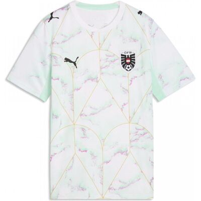 Puma Unisex, Fussballtrikot, ÖFB Away Jersey Replica Jr (164), Weiss, 164 Puma Unisex, Fussballtrikot, ÖFB Away Jersey Replica Jr (164), Weiss, 164