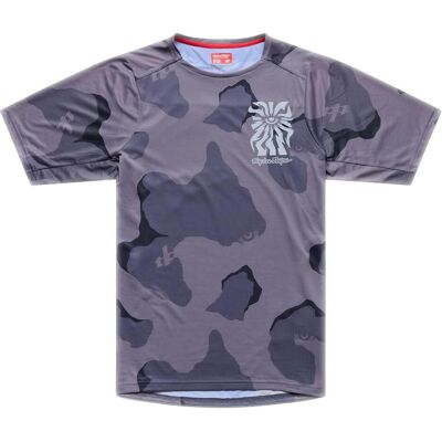 Troy Lee Designs, Herren, Velotrikot, Skyline Pro SS Jersey, Flow Camo, carbon, S (S), Schwarz, Grau, S Troy Lee Designs, Herren, Velotrikot, Skyline Pro SS Jersey, Flow Camo, carbon, S (S), Schwarz, Grau, S