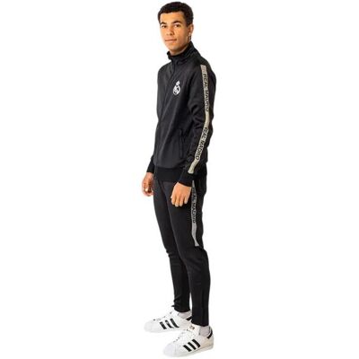 Real, Herren, Trainingsjacken, Madrid Trainingsanzug (XL), Weiss, Schwarz, XL Real, Herren, Trainingsjacken, Madrid Trainingsanzug (XL), Weiss, Schwarz, XL