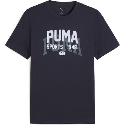 Puma Herren, Sportshirt, GRAPHIC Varsity Tee (XL), Blau, XL Puma Herren, Sportshirt, GRAPHIC Varsity Tee (XL), Blau, XL