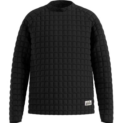 Odlo, Unisex, Funktionsshirt, Gestepptes Adventurer Rundhalsshirt für Kinder (104), Schwarz, 104 Odlo, Unisex, Funktionsshirt, Gestepptes Adventurer Rundhalsshirt für Kinder (104), Schwarz, 104