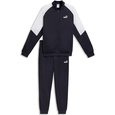 Puma Herren, Trainingsjacken, Poly Baseball Suit (L), Blau, L Puma Herren, Trainingsjacken, Poly Baseball Suit (L), Blau, L