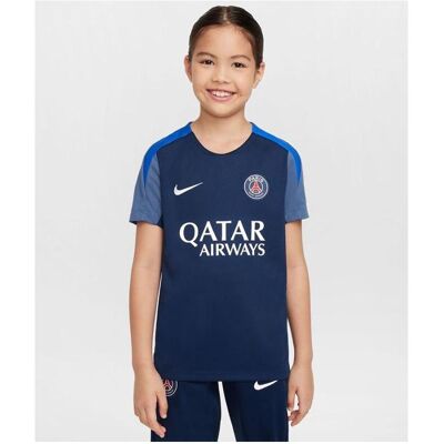 Nike, Unisex, Sportshirt, PSG Strike Junior-Shirt (L), Weiss, Blau, L Nike, Unisex, Sportshirt, PSG Strike Junior-Shirt (L), Weiss, Blau, L