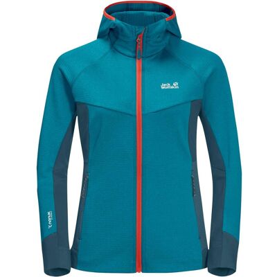 Jack Wolfskin, Damen, Outdoorjacken, Hydro Grid (XL), Blau, XL Jack Wolfskin, Damen, Outdoorjacken, Hydro Grid (XL), Blau, XL