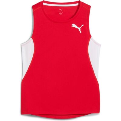 Puma Damen, Sportshirt, W Cross The Line Singlet 3.0 (M), Rot, M Puma Damen, Sportshirt, W Cross The Line Singlet 3.0 (M), Rot, M