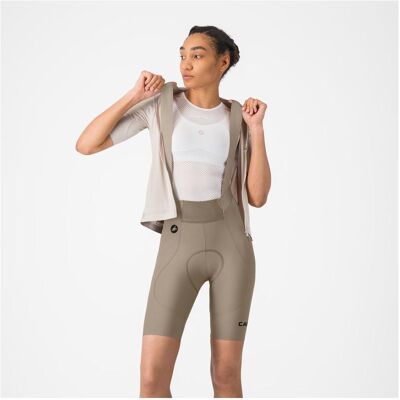 Castelli, Damen, Velohosen, Espresso 2 W DT Bibshort (XS), Beige Castelli, Damen, Velohosen, Espresso 2 W DT Bibshort (XS), Beige