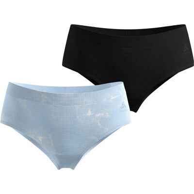 Odlo, Damen, Funktionsunterhose, Active Light Graphic 2 Pack (S), Schwarz, S Odlo, Damen, Funktionsunterhose, Active Light Graphic 2 Pack (S), Schwarz, S