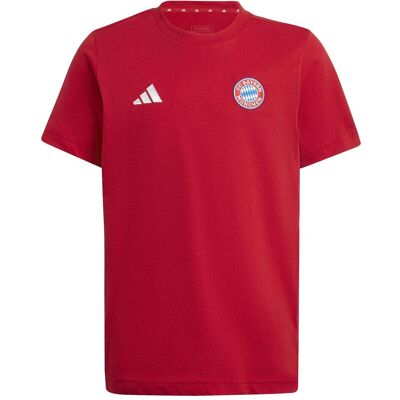 Adidas Jungen, Sportshirt, rotes Bayern München Kinder-T-Shirt (140), Rot, 140 Adidas Jungen, Sportshirt, rotes Bayern München Kinder-T-Shirt (140), Rot, 140