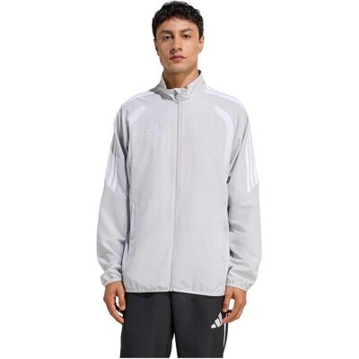 Adidas Herren, Sportshirt, Tiro League Präsentations-Sweatshirt für Herren, hellgrau (L), Weiss, Grau, L Adidas Herren, Sportshirt, Tiro League Präsentations-Sweatshirt für Herren, hellgrau (L), Weiss, Grau, L