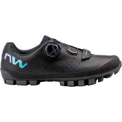 Northwave, Damen, Veloschuhe, Hammer Plus Bikeschuhe Schwarz / Iridescent Damen (40.5), Blau, Grün, Violett, Türkis, Schwarz Northwave, Damen, Veloschuhe, Hammer Plus Bikeschuhe Schwarz / Iridescent Damen (40.5), Blau, Grün, Violett, Türkis, Schwarz