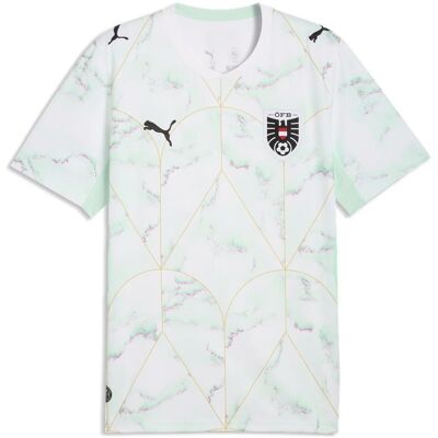Puma Herren, Fussballtrikot, ÖFB Away Jersey Replica (3XL), Weiss, 3XL Puma Herren, Fussballtrikot, ÖFB Away Jersey Replica (3XL), Weiss, 3XL