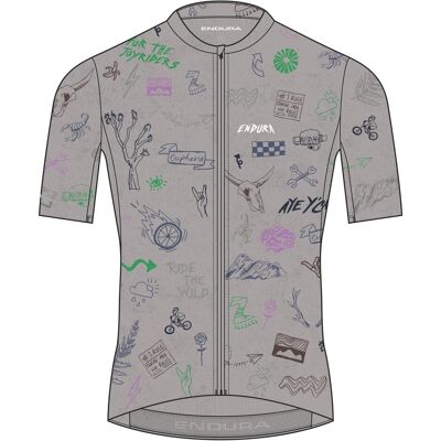 Endura, Herren, Velotrikot, Pro SL Print S/S Trikot (XL), Grau, XL Endura, Herren, Velotrikot, Pro SL Print S/S Trikot (XL), Grau, XL