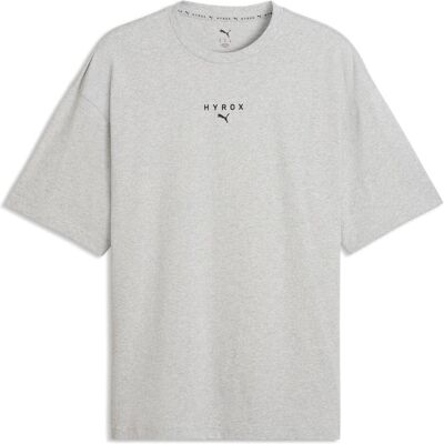 Puma Herren, Sportshirt, M X Hyrox Lifestyle Tee (L), Grau, L Puma Herren, Sportshirt, M X Hyrox Lifestyle Tee (L), Grau, L