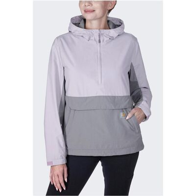 Carhartt, Damen, Outdoorjacken, Women's Loose Lightweight Anorak (XS), Violett, Pink, Grau, XS Carhartt, Damen, Outdoorjacken, Women's Loose Lightweight Anorak (XS), Violett, Pink, Grau, XS