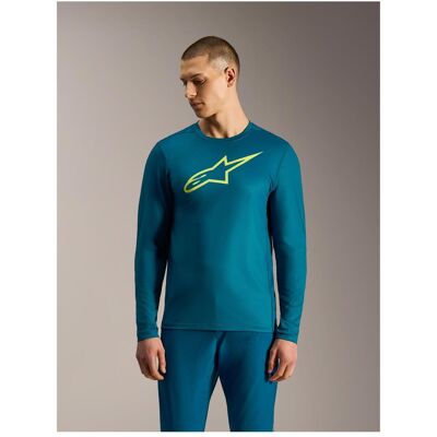 Alpinestars, Herren, Velotrikot, A-Dura Ride L/S Trikot (XXL), Blau, Grün, XXL Alpinestars, Herren, Velotrikot, A-Dura Ride L/S Trikot (XXL), Blau, Grün, XXL