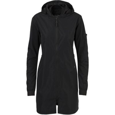 Agu, Damen, Regenjacken, Urban Outdoor Long Bomber Jacket, Schwarz, (L) Agu, Damen, Regenjacken, Urban Outdoor Long Bomber Jacket, Schwarz, (L)