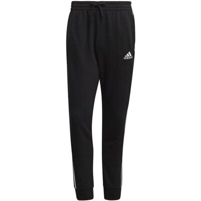 Adidas Herren, Sporthose, Essentials Tapered 3S Herren Trainerhose (S), Schwarz Adidas Herren, Sporthose, Essentials Tapered 3S Herren Trainerhose (S), Schwarz