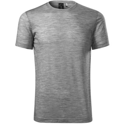 Malfini, Herren, Funktionsshirt, Malfni Merino Rise T-shirt M MLI-15712 (XXL), Silber, Grau Malfini, Herren, Funktionsshirt, Malfni Merino Rise T-shirt M MLI-15712 (XXL), Silber, Grau