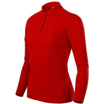 Malfini, Damen, Funktionsshirt, Pique Polo LS W MLI-23107 Polo Shirt (S), Rot, S Malfini, Damen, Funktionsshirt, Pique Polo LS W MLI-23107 Polo Shirt (S), Rot, S