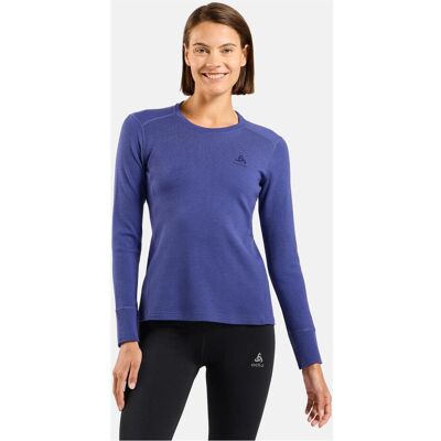 Odlo, Damen, Funktionsshirt, BL TOP Rundhals-Thermounterwäsche MERINO 260 (XL), Blau, XL Odlo, Damen, Funktionsshirt, BL TOP Rundhals-Thermounterwäsche MERINO 260 (XL), Blau, XL
