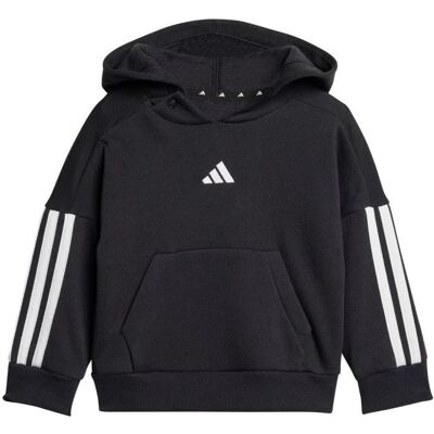 Adidas Jungen, Trainingsjacken, Kinder-Trainingsanzug, Jogginghose, gestreifter Fleece-Hoodie, schwarz (68), Schwarz, Weiss, 68 Adidas Jungen, Trainingsjacken, Kinder-Trainingsanzug, Jogginghose, gestreifter Fleece-Hoodie, schwarz (68), Schwarz, Weiss, 68