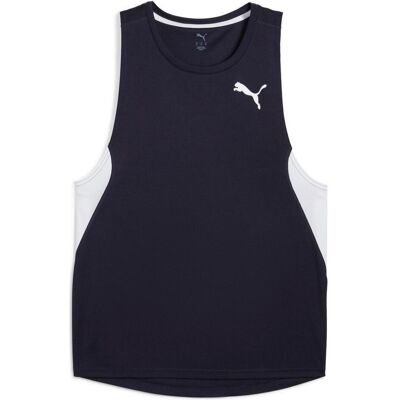 Puma Herren, Sportshirt, M Cross The Line Singlet 3.0 (L), Blau, L Puma Herren, Sportshirt, M Cross The Line Singlet 3.0 (L), Blau, L