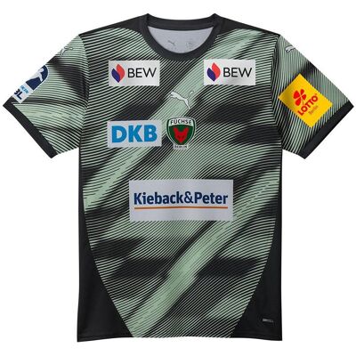 Puma Jungen, Fussballtrikot, Füchse Berlin Away Jersey Jr with Sponsor (140), Schwarz, 140 Puma Jungen, Fussballtrikot, Füchse Berlin Away Jersey Jr with Sponsor (140), Schwarz, 140