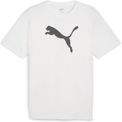 Puma Herren, Sportshirt, teamRISE Logo Jersey Cotton (3XL), Weiss, 3XL Puma Herren, Sportshirt, teamRISE Logo Jersey Cotton (3XL), Weiss, 3XL