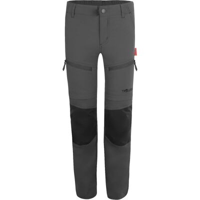 Trollkids, Unisex, Outdoorhose, Nordfjord Zip-off Hose (128), Grau Trollkids, Unisex, Outdoorhose, Nordfjord Zip-off Hose (128), Grau