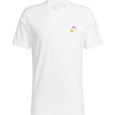 Adidas Herren, Sportshirt, Lil Stripe Spring Break Grafik Kurzarm-Basketball-T-Shirt (L), Weiss, L Adidas Herren, Sportshirt, Lil Stripe Spring Break Grafik Kurzarm-Basketball-T-Shirt (L), Weiss, L