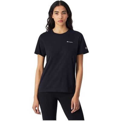 Champion M Schwarzes Slim Fit T-Shirt - T-Shirt Champion M Schwarzes Slim Fit T-Shirt - T-Shirt