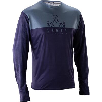 Leatt, Herren, Velotrikot, Jersey MTB Trail 3.0 Langarm-Radtrikot (XXL), Blau, XXL Leatt, Herren, Velotrikot, Jersey MTB Trail 3.0 Langarm-Radtrikot (XXL), Blau, XXL
