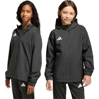 Adidas Jungen, Trainingsjacken, Entrada Allwetter-Kinderjacke Schwarz (128), Weiss, Schwarz, 128 Adidas Jungen, Trainingsjacken, Entrada Allwetter-Kinderjacke Schwarz (128), Weiss, Schwarz, 128