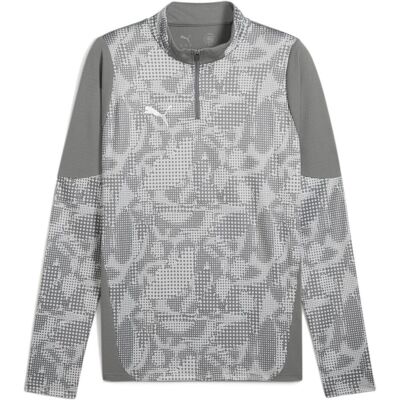Puma Herren, Pullover, teamCUP Training 1/4 Zip Top, Silber, Grau, (M) Puma Herren, Pullover, teamCUP Training 1/4 Zip Top, Silber, Grau, (M)