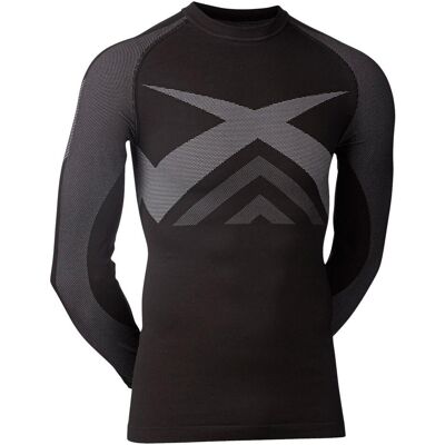 Kuebler, Unisex, Funktionsshirt, KÃoeBLER Funktionsunterhemd, unisex, Gr. S/M (M), Schwarz, Grau, M Kuebler, Unisex, Funktionsshirt, KÃoeBLER Funktionsunterhemd, unisex, Gr. S/M (M), Schwarz, Grau, M