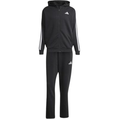 Adidas Herren, Trainingsjacken, Colorblock-Trainingsanzug mit Kapuze für Herren (M), Schwarz, Weiss, M Adidas Herren, Trainingsjacken, Colorblock-Trainingsanzug mit Kapuze für Herren (M), Schwarz, Weiss, M