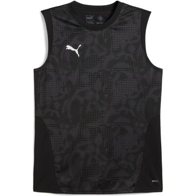 Puma Herren, Sportshirt, teamCUP Training Sleeveless Jersey (M), Schwarz, Grau, Silber, M Puma Herren, Sportshirt, teamCUP Training Sleeveless Jersey (M), Schwarz, Grau, Silber, M
