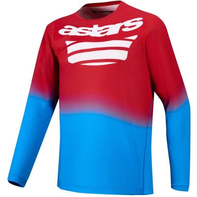 Alpinestars, Herren, Velotrikot, Jersey A-Dura Astars Ls 2.0 Red/Bright Blue (XXL), Blau, Rot, XXL Alpinestars, Herren, Velotrikot, Jersey A-Dura Astars Ls 2.0 Red/Bright Blue (XXL), Blau, Rot, XXL