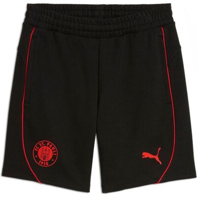 Puma Herren, Sporthose, FCSP Casuals Shorts (3XL), Schwarz, Rot Puma Herren, Sporthose, FCSP Casuals Shorts (3XL), Schwarz, Rot