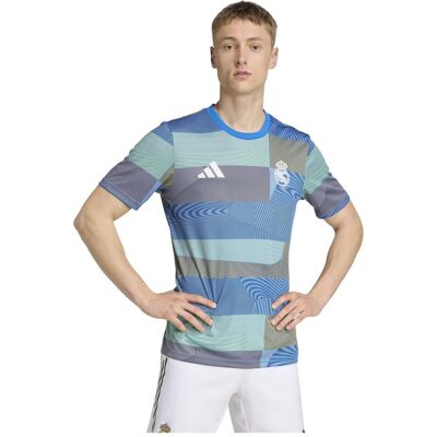 Adidas Herren, Fussballtrikot, Real Madrid Preshi T-Shirt (S), Blau, S Adidas Herren, Fussballtrikot, Real Madrid Preshi T-Shirt (S), Blau, S
