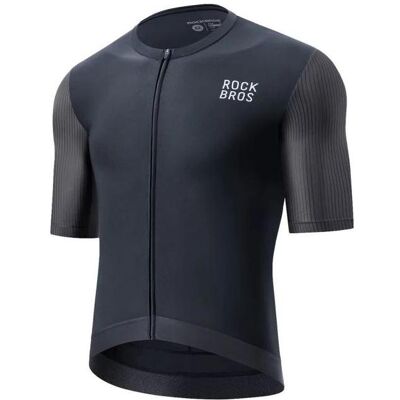 Rockbros, Herren, Velotrikot, Koszulka rowerowa 15200025 z krótkim rękawem rozmiar XL - czarna (XL), Schwarz, XL Rockbros, Herren, Velotrikot, Koszulka rowerowa 15200025 z krótkim rękawem rozmiar XL - czarna (XL), Schwarz, XL