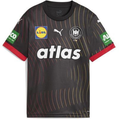 Puma Damen, Sportshirt, DHB Away Jersey Jr (176), Rot, Schwarz, 176 Puma Damen, Sportshirt, DHB Away Jersey Jr (176), Rot, Schwarz, 176