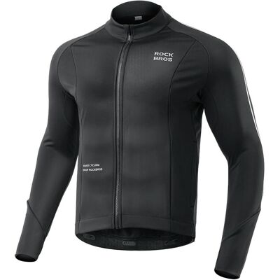 Rockbros, Herren, Velotrikot, 15400002004 Langarm-Radtrikot Herbst/Winter XL - Schwarz (XL), Schwarz, XL Rockbros, Herren, Velotrikot, 15400002004 Langarm-Radtrikot Herbst/Winter XL - Schwarz (XL), Schwarz, XL